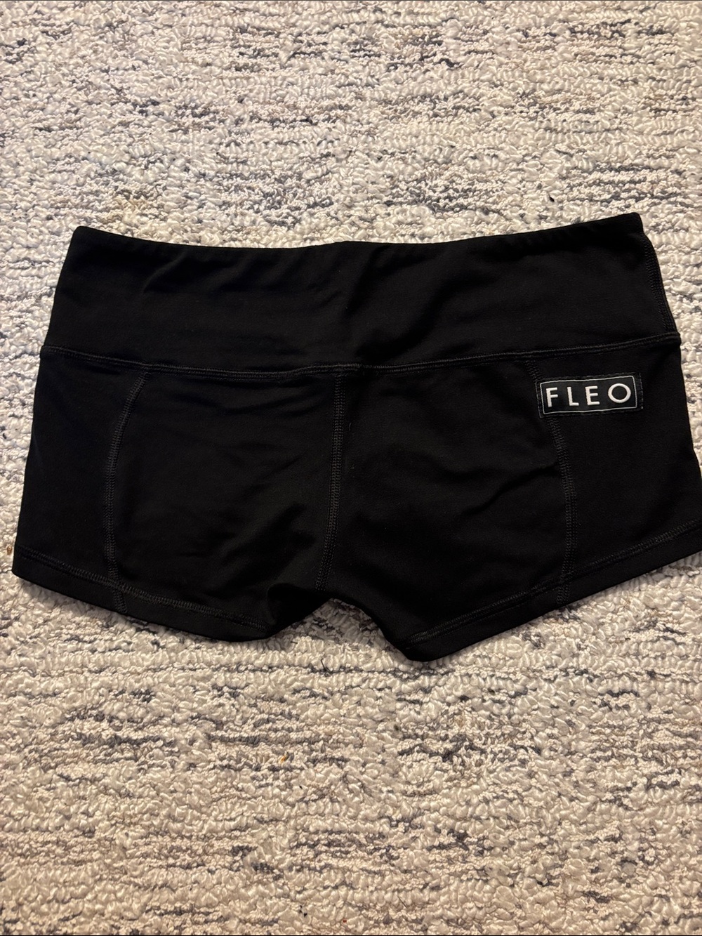 Fleo Black Women's Bike/Booty Shorts